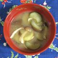 mmameco's cooksnap of when they made ＊なすとしめじのみそ汁＊.