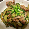 じゃそん's cooksnap of when they made 豚こまとキュウリの和風炒め.