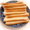 悠LOVE航's cooksnap of when they made ６枚切り食パンを半分にスライスするコツ！.