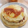 きえこ's cooksnap of when they made 強力粉と薄力粉でふわふわホットケーキ.