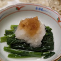 mielle's cooksnap of when they made ほうれん草に大根おろしと鰹節を乗せて♡.