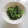 きらり流れ星's cooksnap of when they made 簡単！やみつき！無限ピーマン＆塩昆布♪.