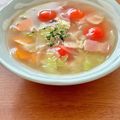 Etsu☆ko's cooksnap of when they made ミニトマトの簡単コンソメスープ♪.