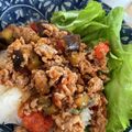 あたむ❤189's cooksnap of when they made 【楽めし】茄子ミートライス.