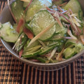 ぴー子丸's cooksnap of when they made きゅうりとみょうがのごま油和え.