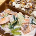 RINクック's cooksnap of when they made 簡単・鮭のクリーム煮♡フライパンひとつで.
