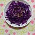 ☆★ひよこ★☆'s cooksnap of when they made 紫キャベツのごまナムル♡お弁当にぃ～♪♪.