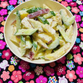 ☆★ひよこ★☆'s cooksnap of when they made ★さつま芋ときゅうりのごまごまサラダ★.