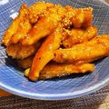 t0mt0mt0m's cooksnap of when they made 鶏手羽中の甘辛焼き.