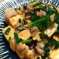 ちーまぐ's cooksnap of when they made 豚バラにらの旨辛豆腐チャンプルー.