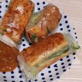 アクセル☆'s cooksnap of when they made 油揚げとライスペーパーで北京ダック風に.