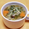ドルフィンサーモン's cooksnap of when they made 鶏ガラで＊きのことお野菜のスープ.