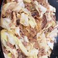 aosou's cooksnap of when they made キャベツと春雨のひき肉炒め.
