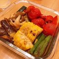 コケさん's cooksnap of when they made 【麺つゆ・酢1:1】夏野菜の焼き浸し.