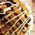 月見バーガー's cooksnap of when they made オートミールでお好み焼き　レンジで簡単！.