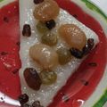 すちっぷ's cooksnap of when they made オーブンの蒸し機能で水無月.