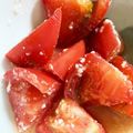 junkoの日々's cooksnap of when they made 簡単すぎるトマトの塩麹和え.