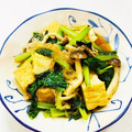 あっこ姉's cooksnap of when they made 小松菜、厚揚げ、豚肉の中華煮.
