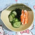mmameco's cooksnap of when they made 簡単！きゅうり＆わかめ＆カニかま　酢の物.