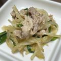 ＊＊天然水＊＊'s cooksnap of when they made 豚とニラともやしの冷しゃぶ風サラダ.