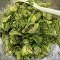 gura_gura's cooksnap of when they made きゅうりと大葉の和え物【みそ和え】.