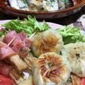 こつゆ514's cooksnap of when they made お弁当に便利！餃子の皮でにら饅頭.