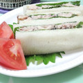 ぱふ♪'s cooksnap of when they made さばマヨ紫蘇サンド.