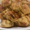 ポメちょん's cooksnap of when they made 豆腐でふんわり♪鶏つくねの照り焼き.
