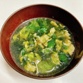 ツユさん厨房's cooksnap of when they made 簡単☆レタスと卵と韓国のりのスープ.