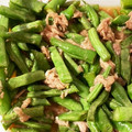 MOKUROU's cooksnap of when they made いんげんとツナのめんつゆ和え.