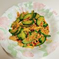 ツユさん厨房's cooksnap of when they made キュウリと豚ひき肉のキムチ炒め.