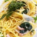 YUKAbuudaZ's cooksnap of when they made 濃厚～！塩辛とクリームチーズのパスタ.