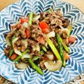 ボブナナ's cooksnap of when they made 牛肉とアスパラのオイスターソース炒め.