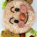 ☆TIM☆'s cooksnap of when they made アンパンマンおにぎり＊キャラ弁.
