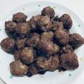 ♪ひつじ's cooksnap of when they made ブルーベリージャムで♪北欧風ミートボール.