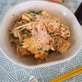 バカリャウ's cooksnap of when they made もやし豆腐のカニかまチャンプル.