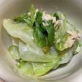 saori・ω・'s cooksnap of when they made 超簡単！レタスとツナのサラダ☆大量消費☆.