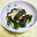バカリャウ's cooksnap of when they made キュウリとワカメと茗荷の夏～！な酢の物.