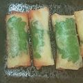 ☆クックAco☆'s cooksnap of when they made 簡単！大葉香る♡ちくわチーズ春巻き♪.