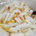 ちっず's cooksnap of when they made 大根消費。かんたん酢で簡単♪無限柚子大根.