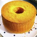 まりも母ちゃん。's cooksnap of when they made ヨーグルトのふわふわシフォン♪.