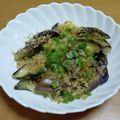55才のおじさん's cooksnap of when they made レンジで簡単＊生姜香る茄子の白だし煮＊.
