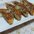 hiro_aya's cooksnap of when they made 油揚げの挽肉はさみ焼き.