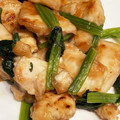 mogumogu5's cooksnap of when they made 簡単！むね肉とほうれん草の柚子胡椒炒め.