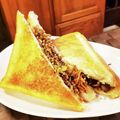 ダッフィーニーうに's cooksnap of when they made 食パンで作る＾＾焼きそばサンド♪.