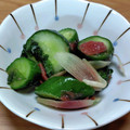 みぃくんのママ's cooksnap of when they made きゅうりとミョウガの梅あえ.