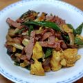 みぃくんのママ's cooksnap of when they made ☆ベーコンきのこ卵の白だしピーマン炒め☆.