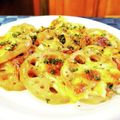 ダッフィーニーうに's cooksnap of when they made れんこんの味噌マヨチーズ焼き.