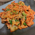ぷっちかおりんご's cooksnap of when they made 簡単！ご飯が進む豚キムチ.
