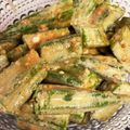 ポムポムポヨコ's cooksnap of when they made レンジで☆めんつゆマヨでオクラの胡麻和え.